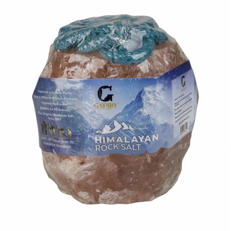 Gatsby 100% Natural Himalayan 4lb Rock Salt with 36" Rope