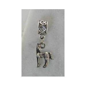 Joppa Horse with  Head Turned Dangle Bead
