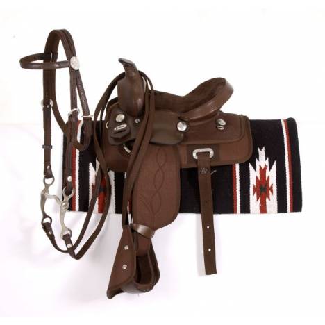 Eclipse by Tough-1 Youth Trail Saddle5 Piece Package