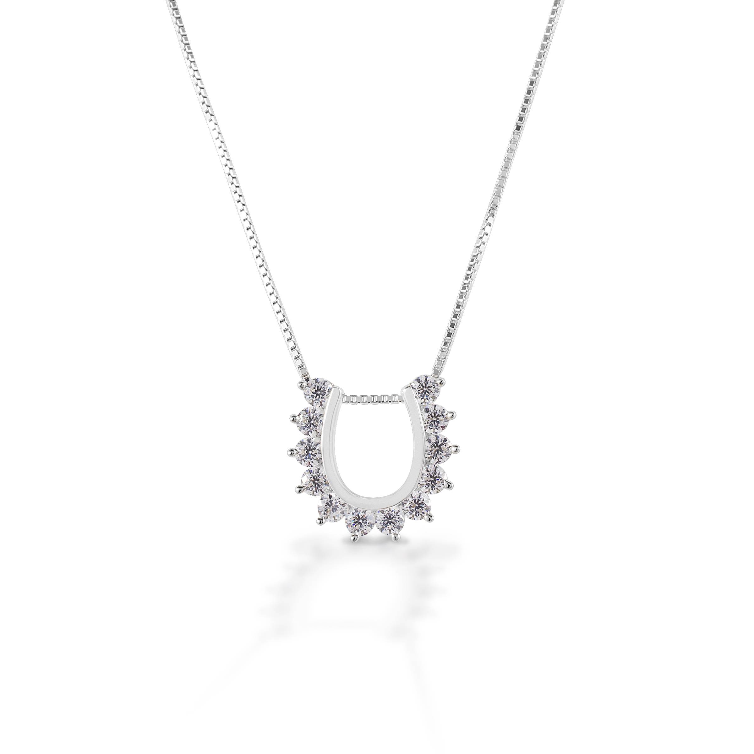 Kelly Herd Outside Set Horseshoe Necklace