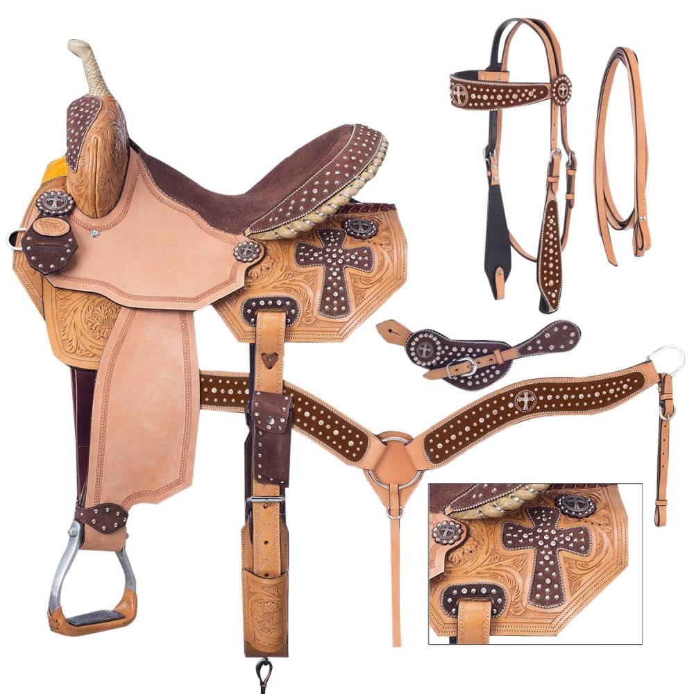 Silver Royal Midnight Run Barrel Saddle Package HorseLoverZ