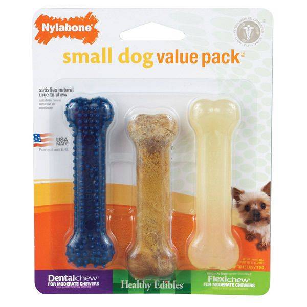Nylabone Small Dog Value Pack Bones