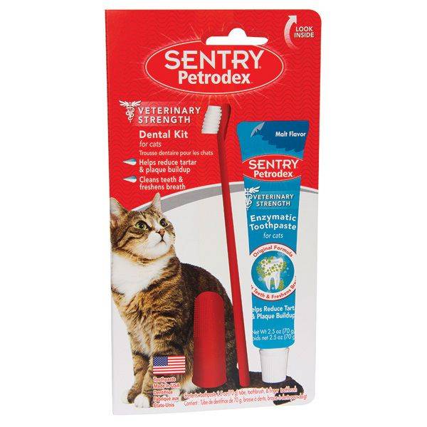 Sentry Petrodex Dental Care Kit For Cats