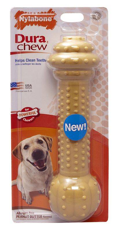 Nylabone Dura Chew Barbell Dog Chew