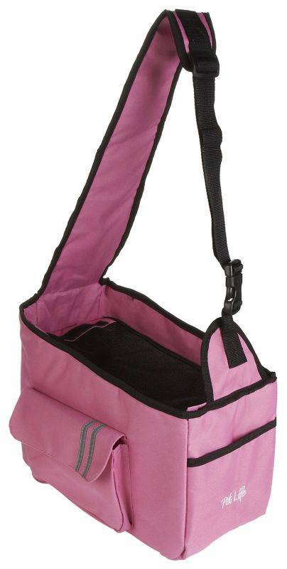 Pet Life Over The Shoulder Summit Pet Carrier Pink