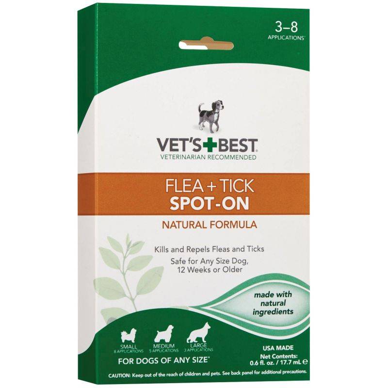 Vet's Best Flea & Tick Spot-On For Dogs