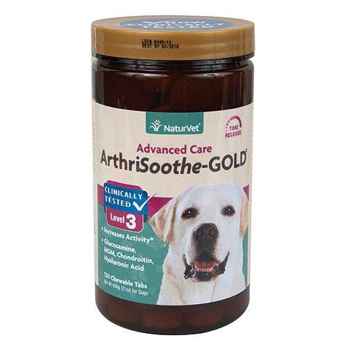 NaturVet ArthriSoothe Gold Hip and Joint Dog Tablets