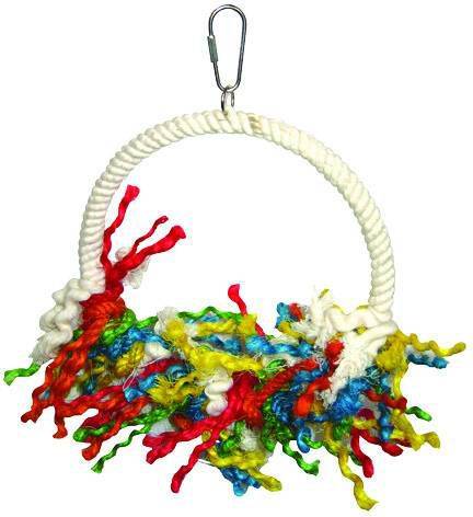 Happy Beaks Rope Preening Swing Bird Toy