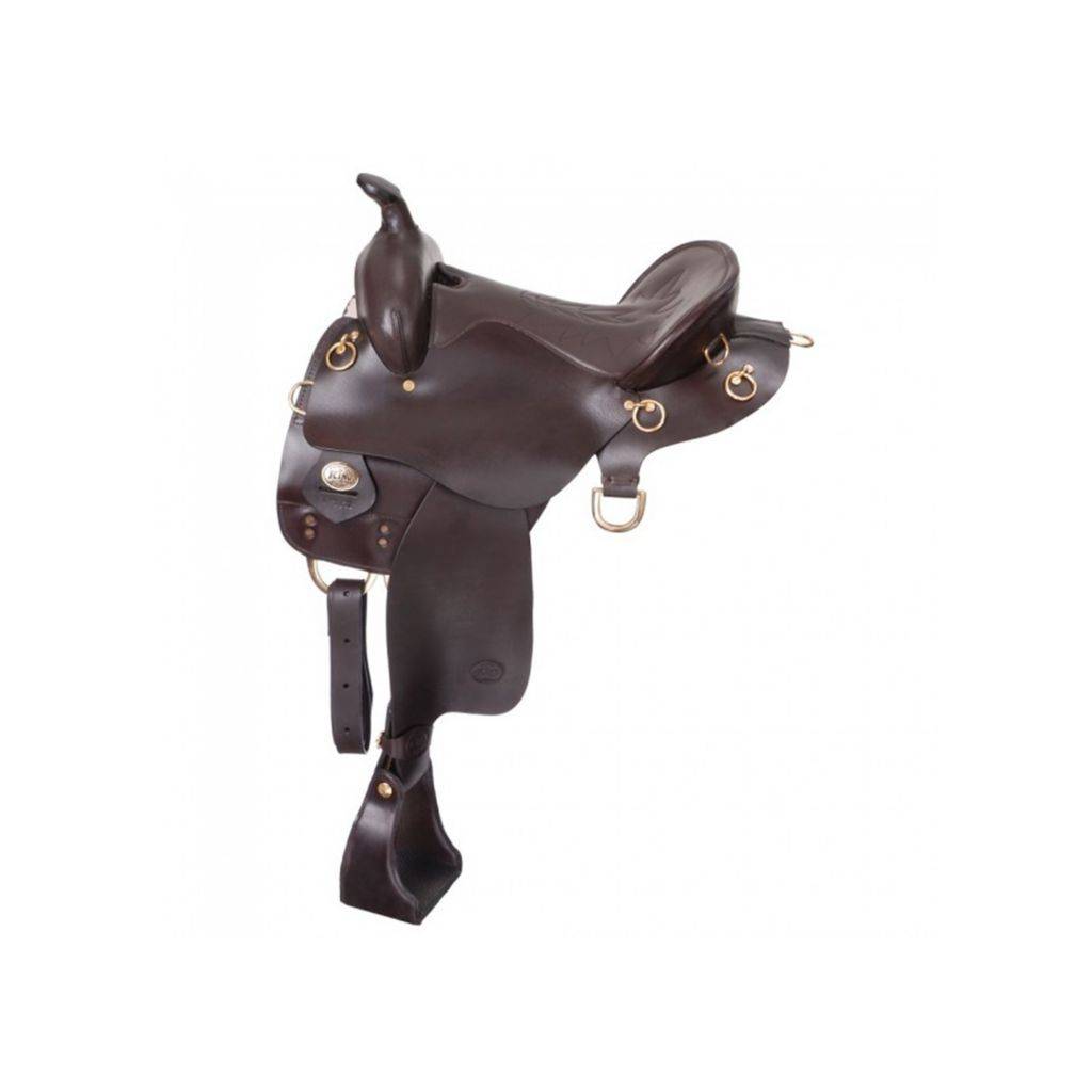 King Series Trekker Endurance Saddle with Horn