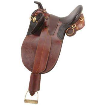 Australian Outrider Collection Stock Poley Saddle with Horn