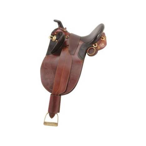 Australian Outrider Collection Stock Poley Saddle with Horn