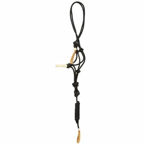 Tough1 Rawhide Noseband Rope Halter With Lead