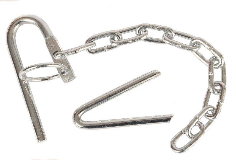 Heavy Duty Deluxe Gate Latch with Chain