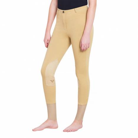 TuffRider Ladies Starter Lowrise Pull On Knee Patch Breeches