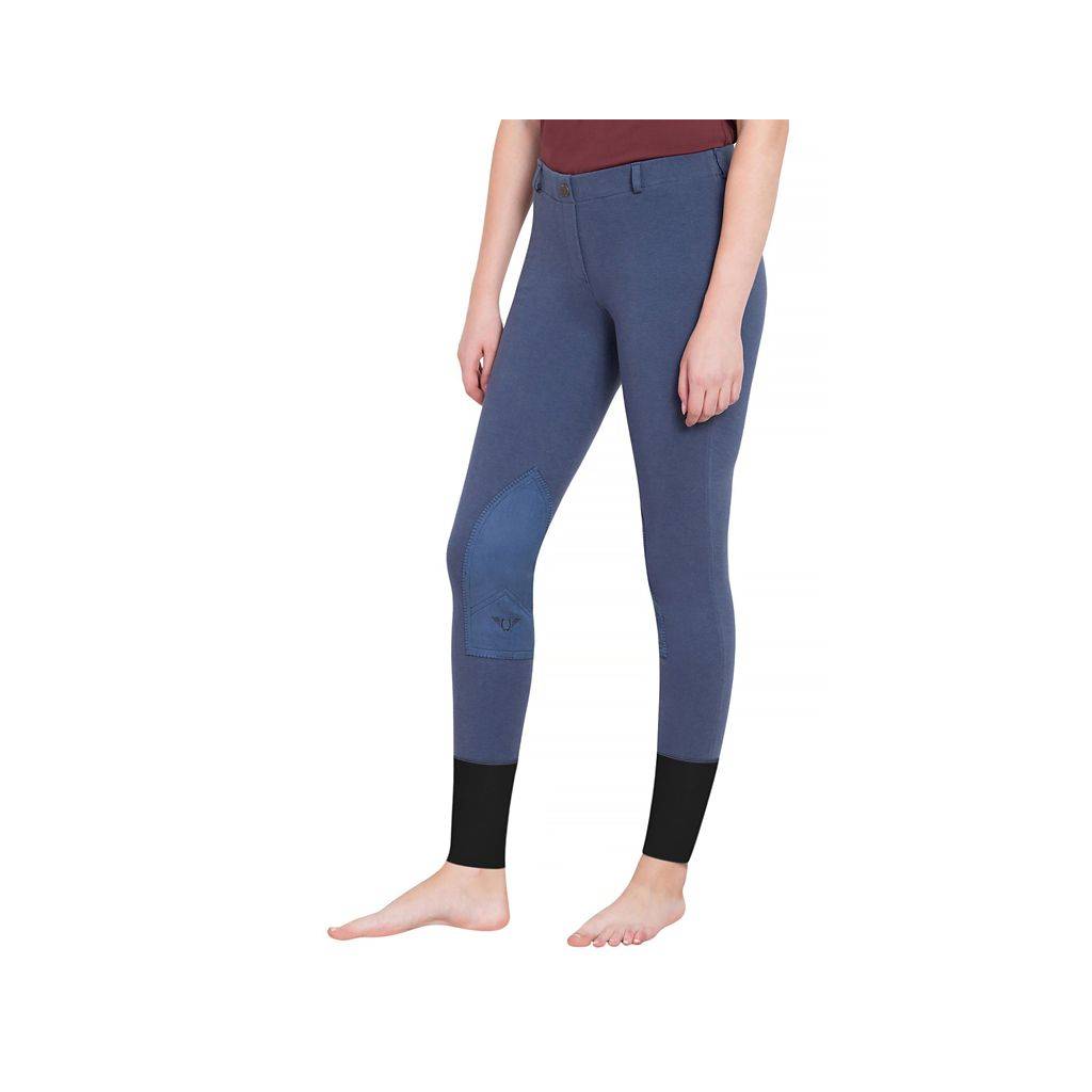 TuffRider Ladies Starter Lowrise Pull On Knee Patch Breeches