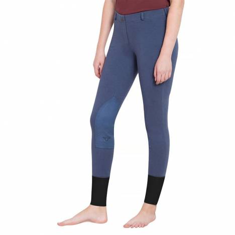 TuffRider Ladies Starter Lowrise Pull On Knee Patch Breeches