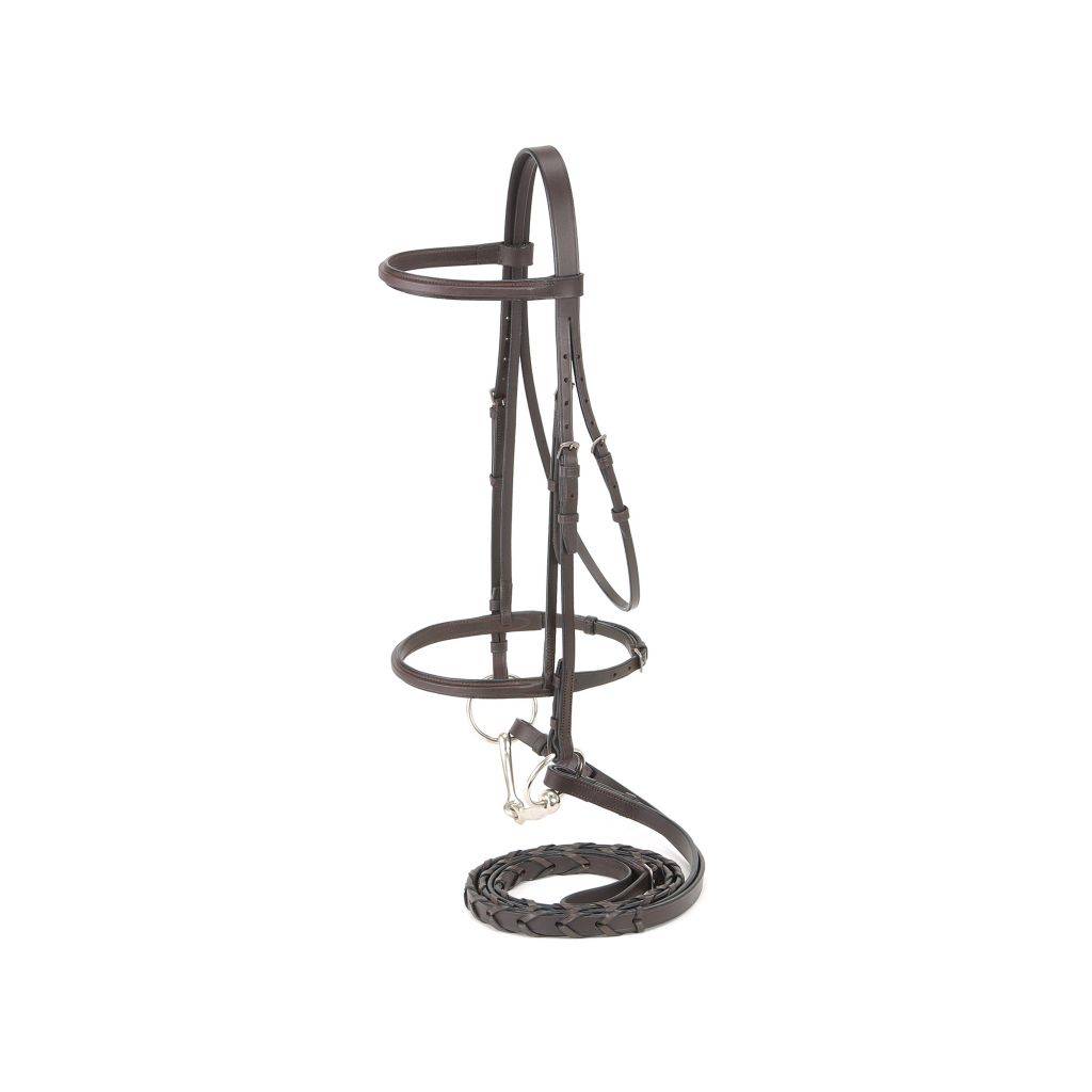 Silver Fox Square Raised Bridle
