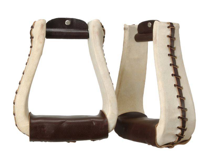 Royal King Rawhide Deep Roper Stirrups