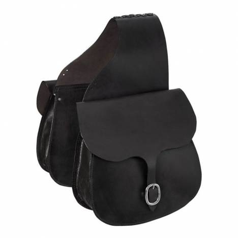 Tough1 Leather Saddle Bag