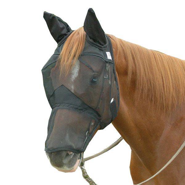 Cashel Quiet Ride Fly Mask - Long Nose with Ears