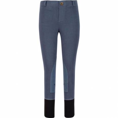 TuffRider Kids Starter Lowrise Pull On Knee Patch Breeches