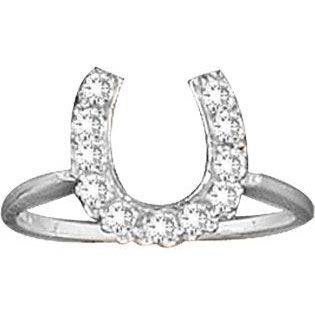Kelly Herd Horseshoe Ring - Sterling Silver