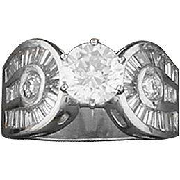 Kelly Herd Horseshoe Solitaire Ring