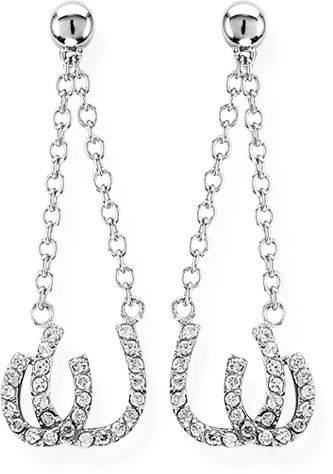 Kelly Herd Double Horseshoe Earrings