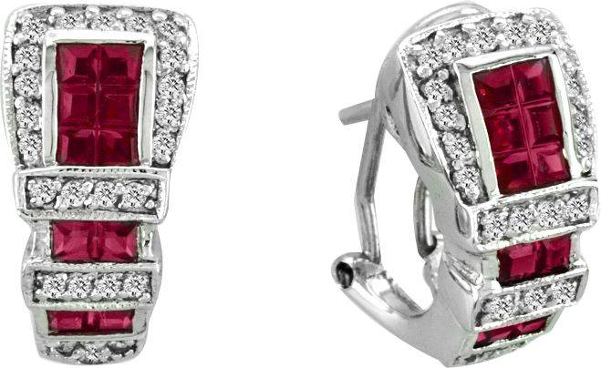 Kelly Herd Ranger Style Buckle Earrings