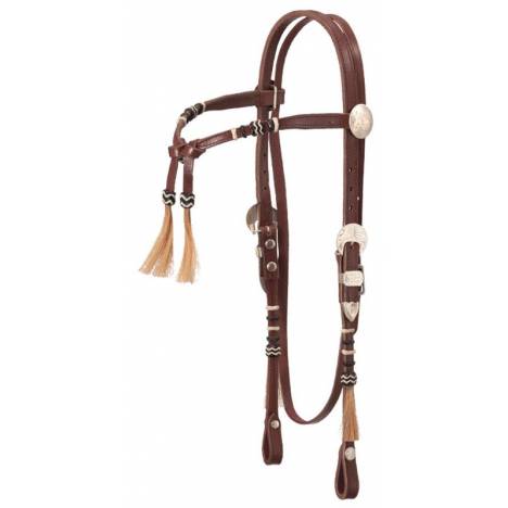 Royal King Rawhide Braided Futurity Brow Headstall