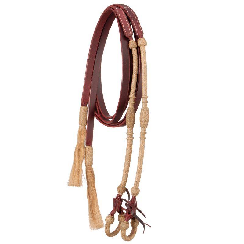 Royal King Heavy Rolled Rawhide Split Reins