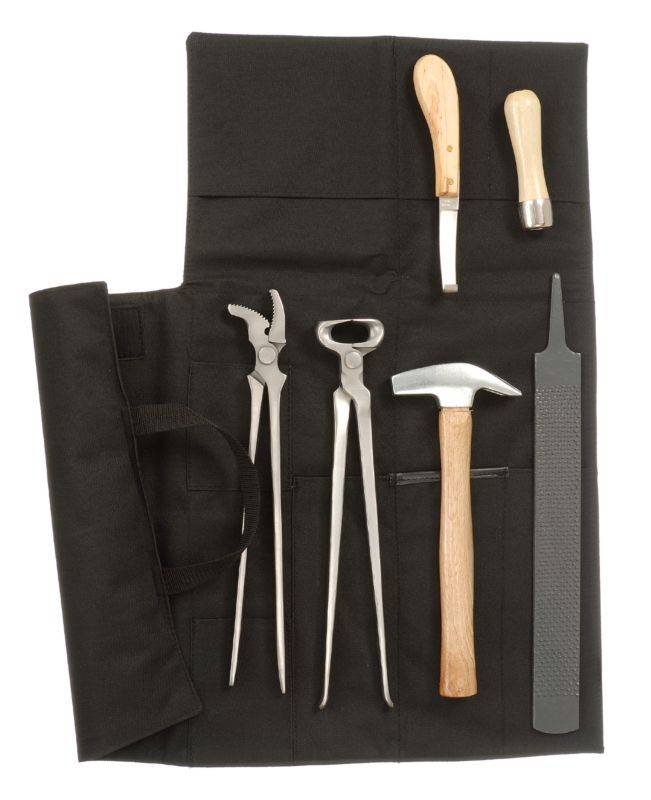 Tough1 7-Piece Professional Farrier Kit with  Cordura Case