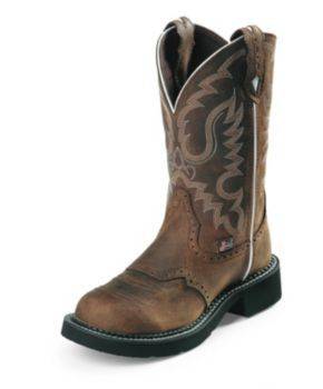 Justin Ladies Gypsy 11in Boots 9 Aged Bark