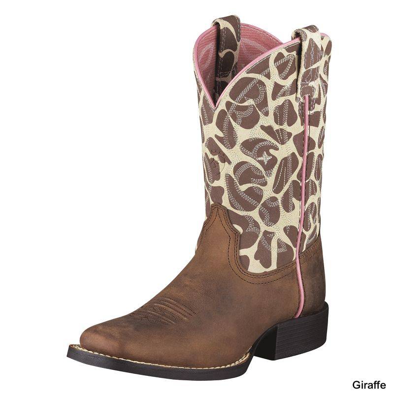 Ariat Quickdraw Kids - Brown Rowdy Royal Blue