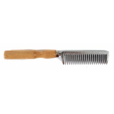 Roma Pulling Comb With Wooden Handle