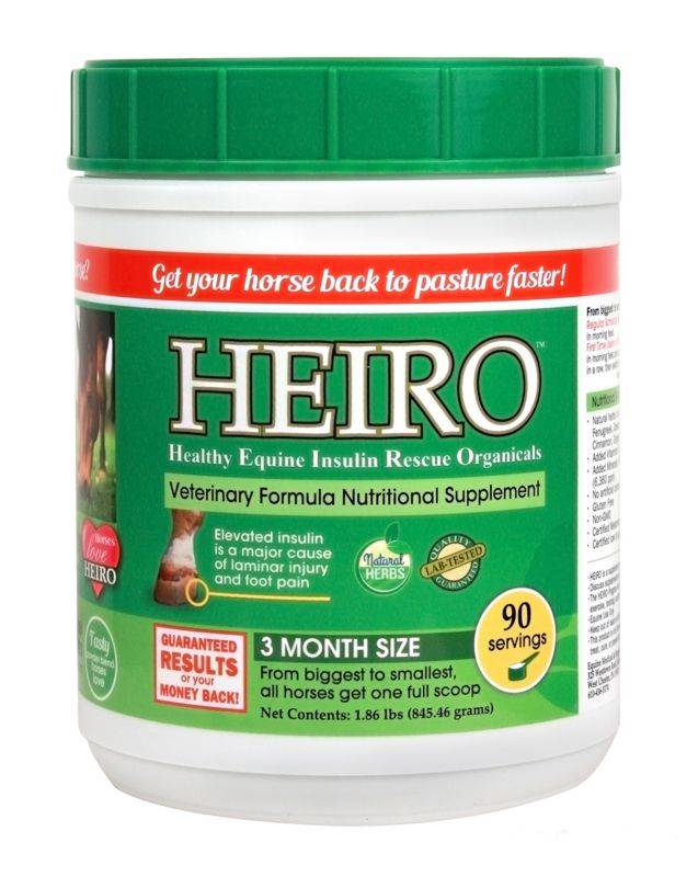 Equine Medical HEIRO for Horses - Healthy Equine Insulin Rescue Organicals
