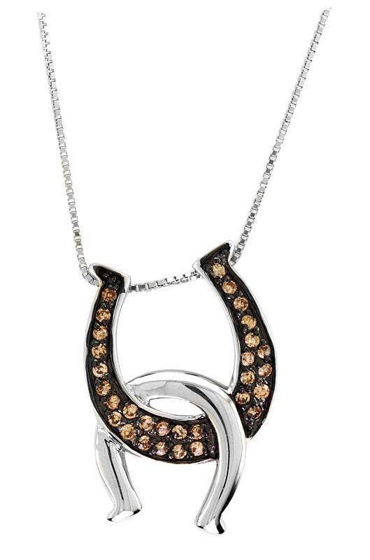Kelly Herd Double Horseshoe Necklace