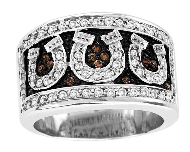 Kelly Herd Pave Horseshoe Ring
