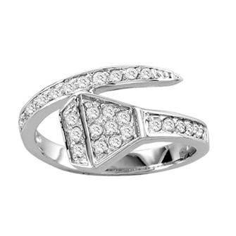 Kelly Herd Offset Horsehoe Nail Ring