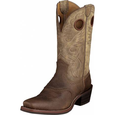 Ariat Mens Heritage Roughstock - Earth Brown Bomber