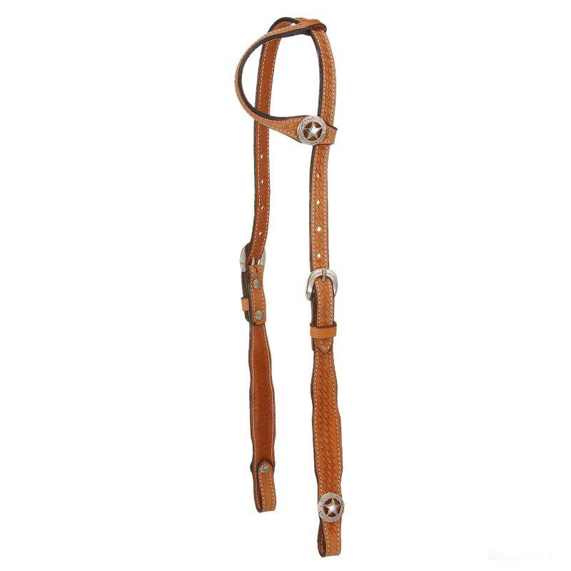 Royal King Square Cheek Single Ear Headstall