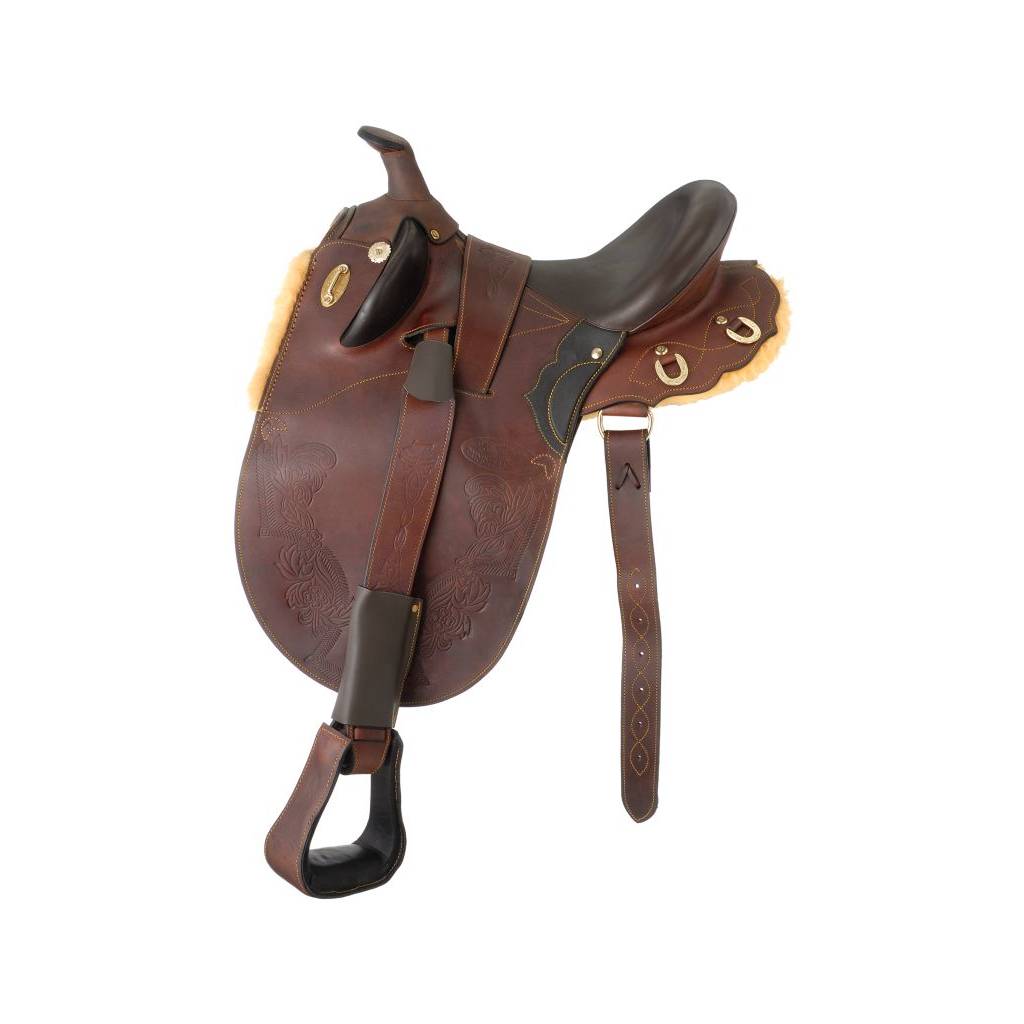 Australian Outrider Collection Dundee Saddle with Fleece Bottom Saddle Package