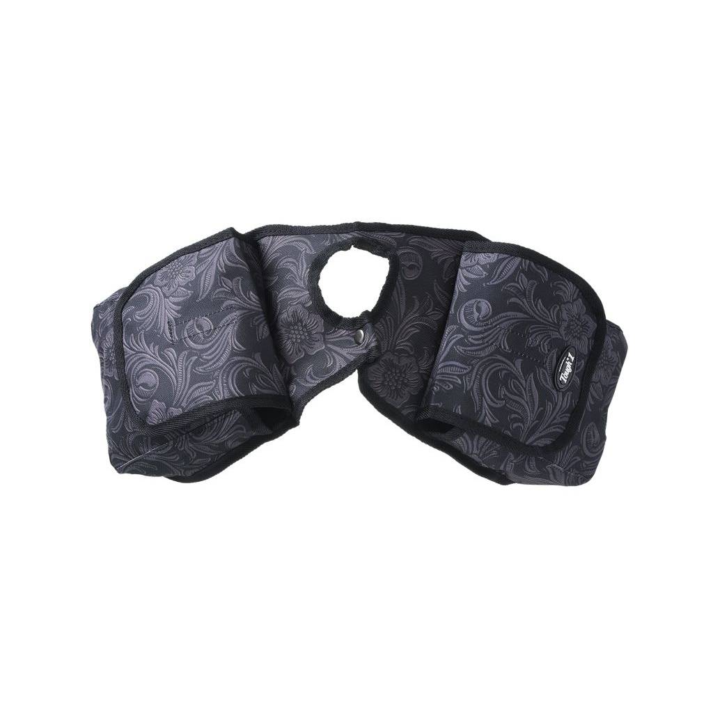 Tough1 Nylon Horn Bag - Tooled Leather Print