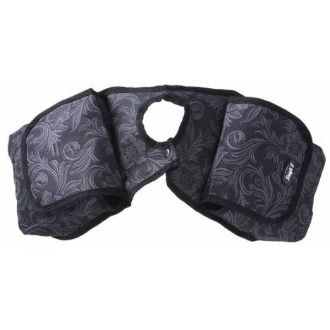 Tough1 Nylon Horn Bag - Tooled Leather Print
