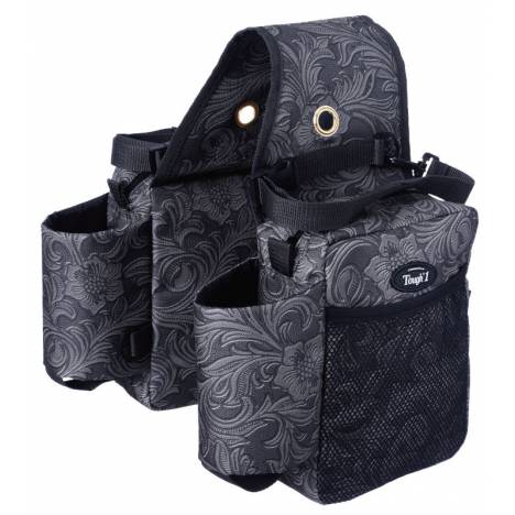 Tough1 Saddle Bag/Bottle Holder/Gear Carrier - Tooled Leather Print
