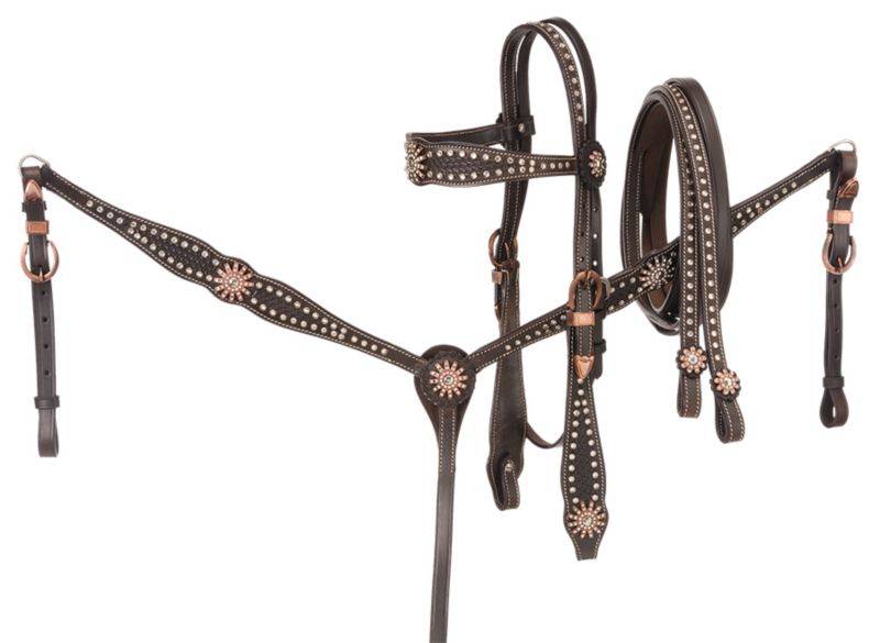Tough1 Headstall, Reins & Breastcollar Set