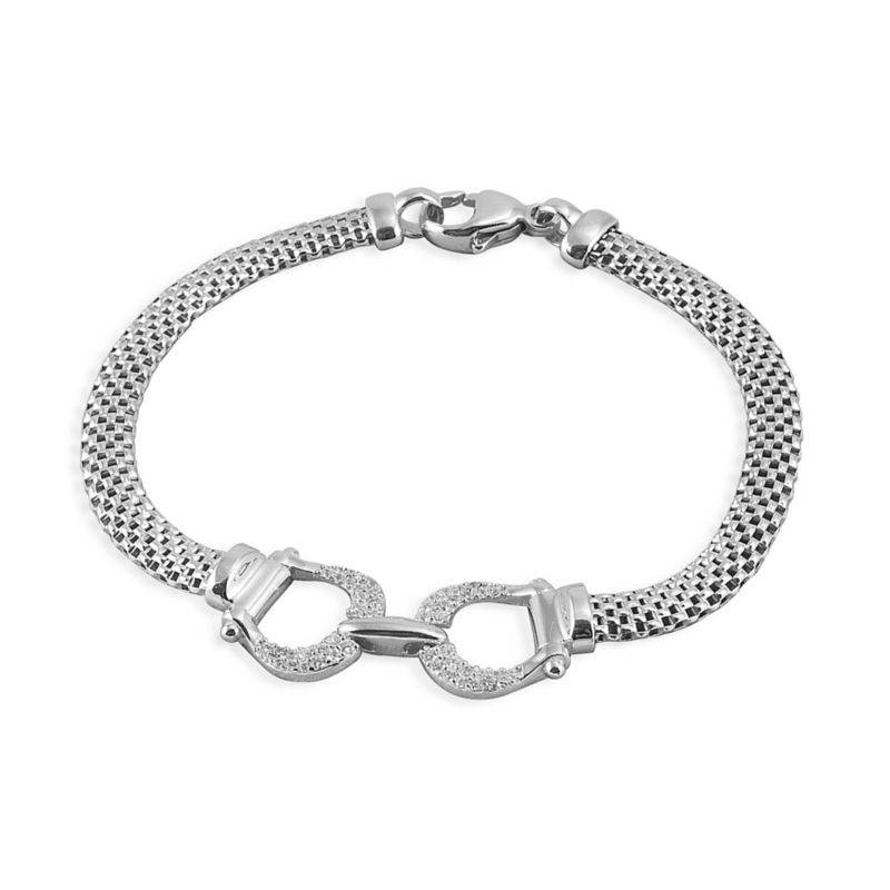 Kelly Herd Bit Bracelet - Sterling Silver