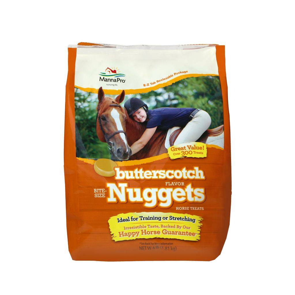 Manna Pro Bite-Size Nuggets Horse Treats - 4 LB