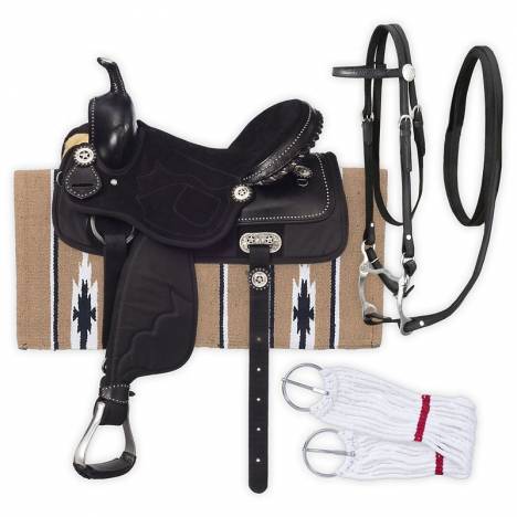 Tough1 Eclipse Elite Competition Saddle 5 Piece Package
