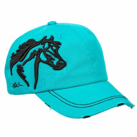 AWST Int'l Lila 3D Horse Head Cap